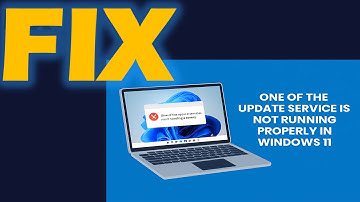 Fix One of the Update Services is not running properly in Windows 11 and Windows 10