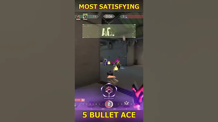 Valorant most satisfying sheriff ACE #shorts