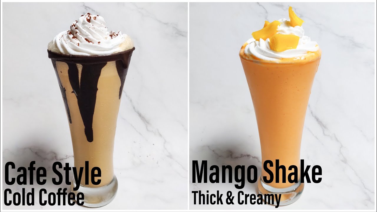 Cold Coffee Recipe | Thick & Creamy Coffee Milkshake | Mango Milkshake | Mango shake | Milk Shakes | Best Bites