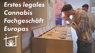 Europas erstes legales Cannabis-Fachgeschäft besucht - Inspiration für Deutschlands CanG Säule 2?