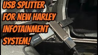 Connecting multiple USB Devices to the New Harley's