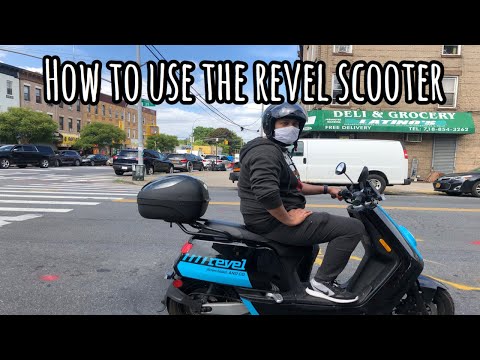 How To Use Revel Scooter/Moped - My Review - NYC - Brooklyn