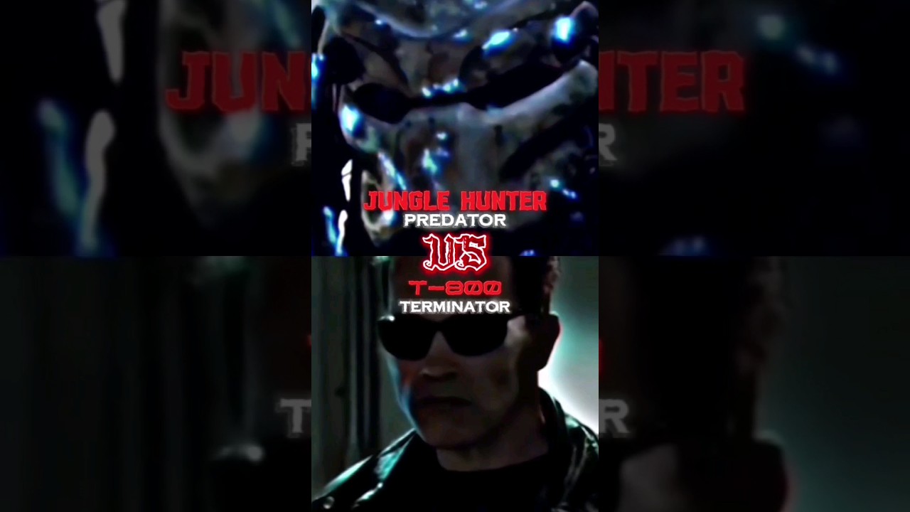 Jungle Hunter Predator Vs Terminator #predator #terminator #avp #vs #shorts #edit #viral