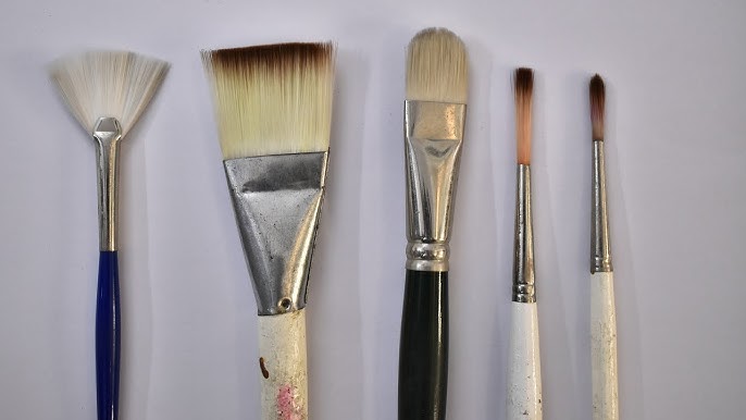 Which brushes are best for ACRYLIC painting? How to choose best
