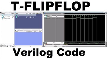 System Verilog Code for T-FlipFlop With Simulation | Quartus prime