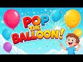 Pop The Balloon Kids Song | Nursery Rhyme | Kidsy Bitsy
