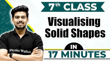 Visualising Solid Shapes | Cheat Sheet Series For Class 7th