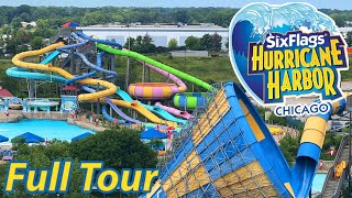 Six Flags Hurricane Harbor Chicago (Great America's Water Park) | Full Tour & Guide