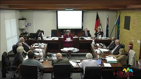 Ordinary Hilltops Council Meeting - 25th September 2019