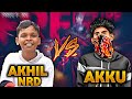 Akhil nrd  vs akku god     gameplay   free fire malayalam