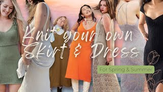 Knit a dress or skirt for yourself: 10 patterns I'm loving for Spring & Summer + bonus content