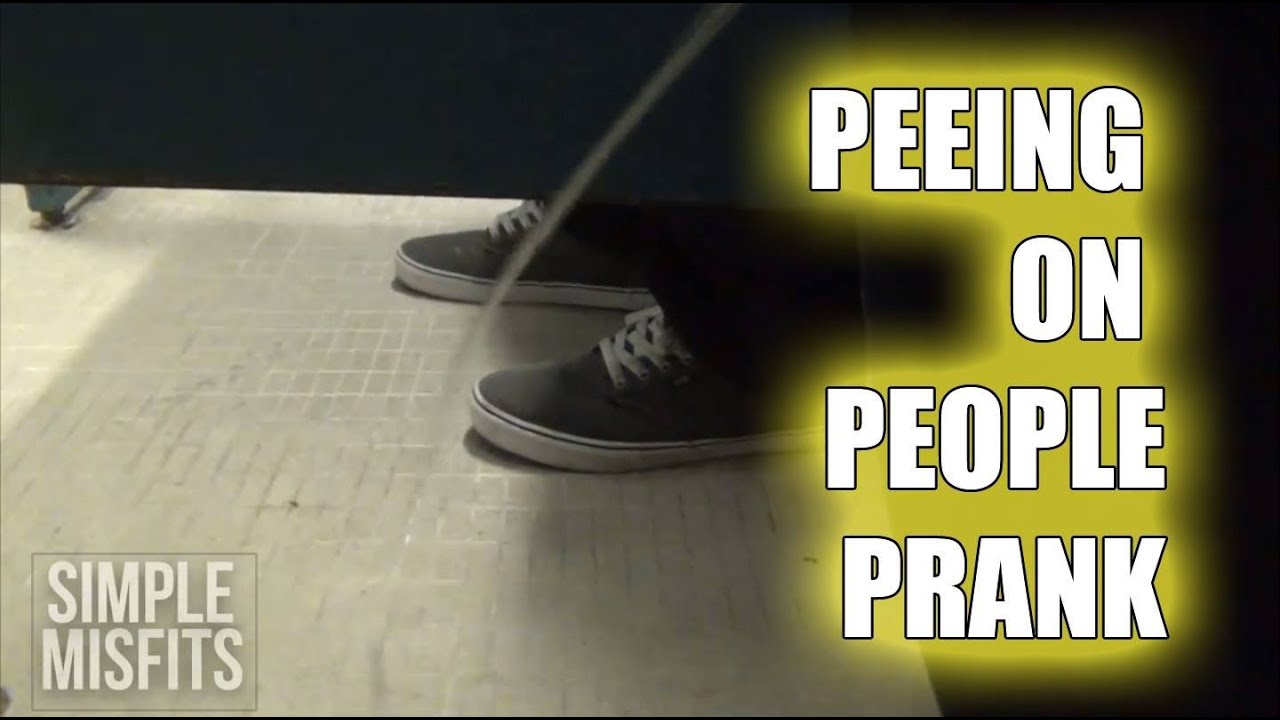 Peeing On People Prank