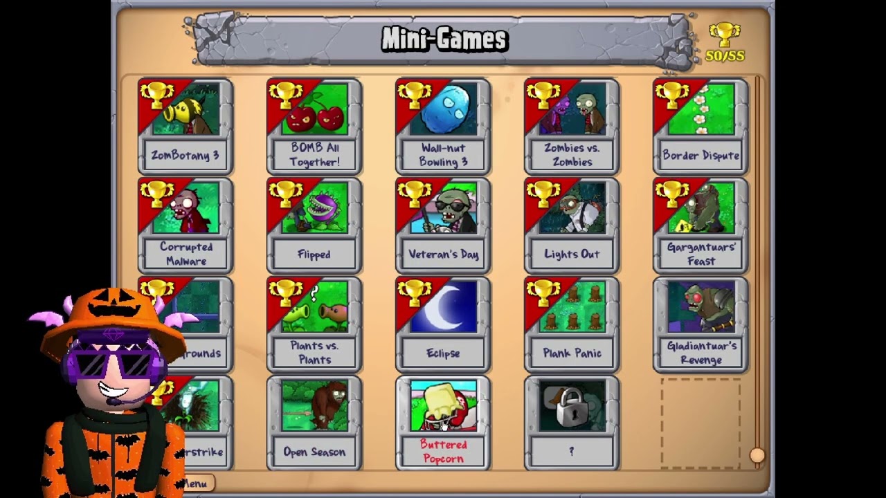 Plants Vs. Zombies: DLC Edition Mod Minigames! (Part 5)