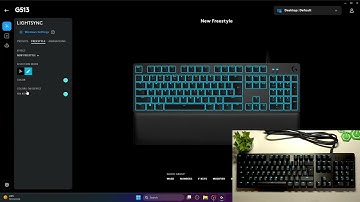 Logitech G513 – How to Manage Keyboard Lighting