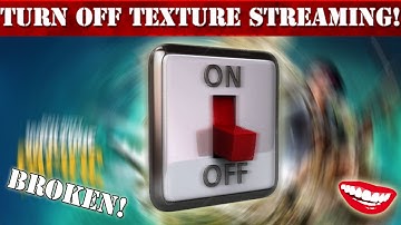 Warzone Pacific - Turn off On Demand Texture Streaming Now!