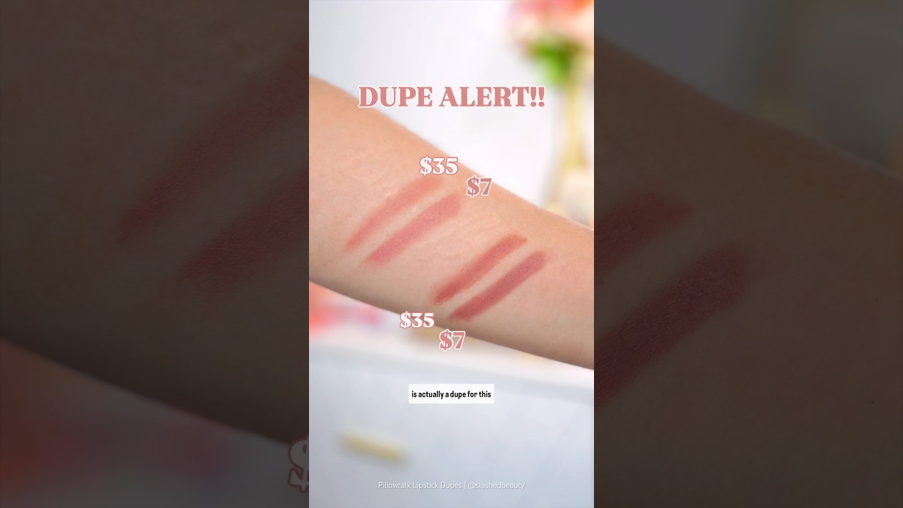 Pillowtalk Lipstick Dupes at the Drugstore!! 💄 #makeupdupes #dupes #lipstick