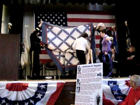 Quilt of Valor Presentation by Road Warriors 2010