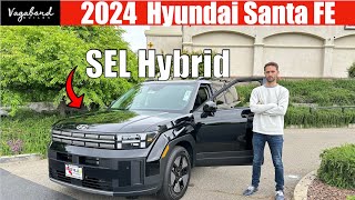 What MPG do you get in the 2024 Hyundai Santa Fe SEL Hybrid?