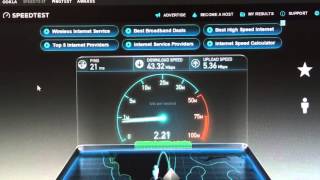 AT&T Uverse 45mb Power Internet Plan Speedtest - Miami, FL