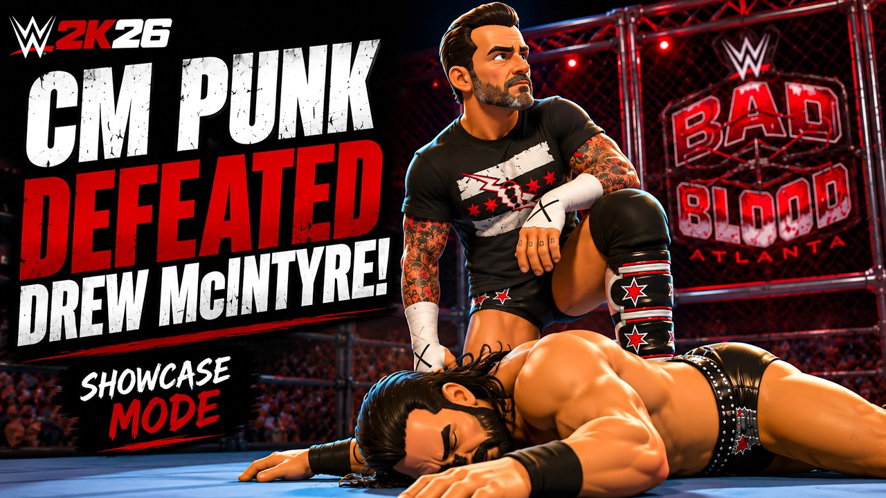 CM Punk Finally Shut Drew McIntyre Up… 😳 | WWE 2K26 Showcase