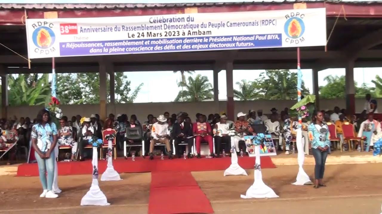 AN 38 DU RDPC À AMBAM : C'EST PAUL BIYA HIER AUJOURD'HUI ET DEMAIN ...