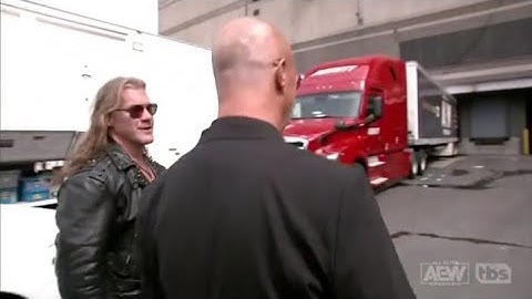 AEW Blood & Guts 2023 - Chris Jericho & Don Callis Refuse To Talk To Alex Marvez In The Parking Lot!