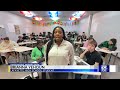 Lafayette High School Student delivers the weekend forecast in French
