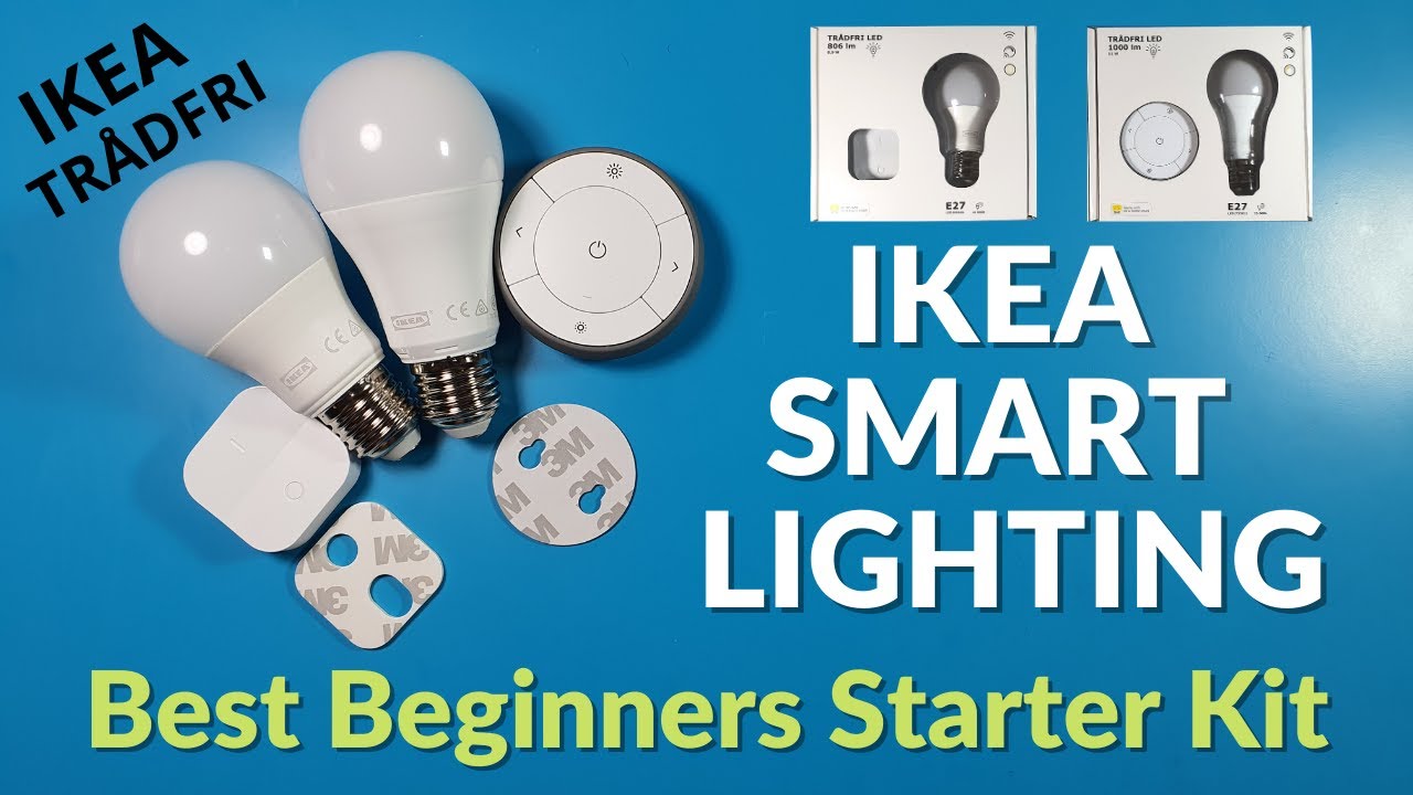 verzonden Oprechtheid ornament Ikea Tradfri smart lights - Start smart lighting and home automation with a  small budget - YouTube