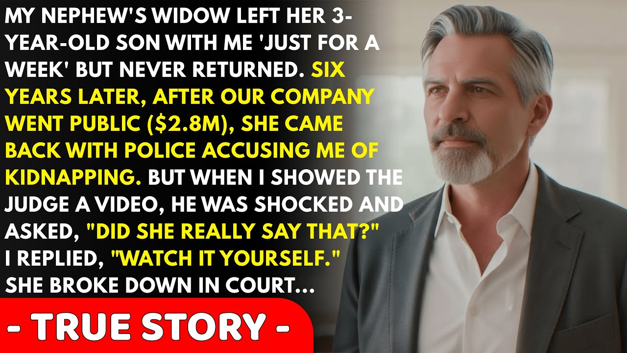My Nephew's Widow Left Her Son With Me And Vanished For Six Years. She Returned For The $2.8M...