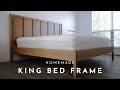 DIY #4 | White Oak King Size Bed