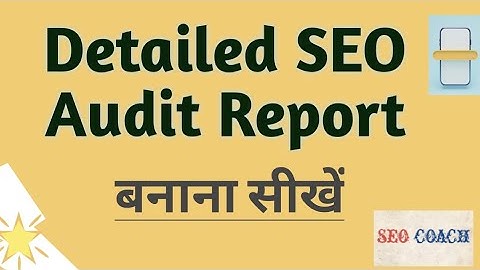 Chapter 3: Learn About Custom Audit Report Creation | SEO Classes Online Free