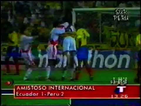1999 (Amistoso) Ecuador:1 vs Peru:2 - YouTube