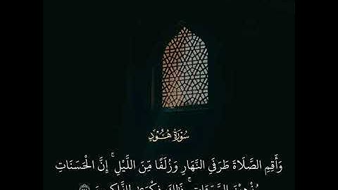 تلاوة من سورة هود فما ظلمناهم ولكن ظلموا انفسهم القارئ عبد الله الموسي
