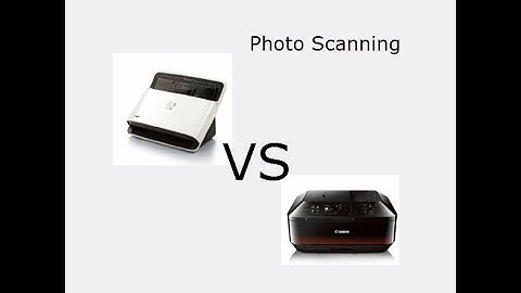 Canon Pixma flatbed VS Neat scanner for photo scanning