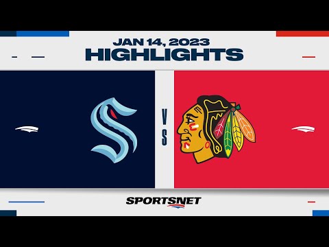 NHL Highlights | Kraken vs. Blackhawks - January 14, 2023