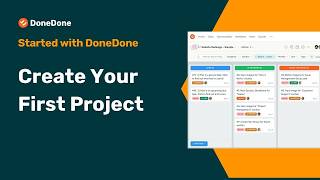Create Your First Project in DoneDone | Getting Started