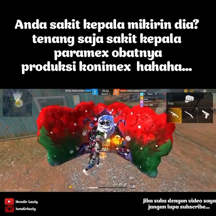 STORY WA FF || SAKIT KEPALA PARAMEX OBATNYA😁😁👍
