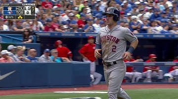 HOU@TOR: Aoki bloops an RBI single to right field