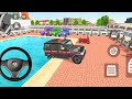 🚨Modified Car Game:Franklin Order In😱Indian Black🖤Police Car And Lion🦁drives in A Police SUV Game🥳✨