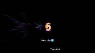 3D Colorful Countdown #shorts #shorts #shortvideo