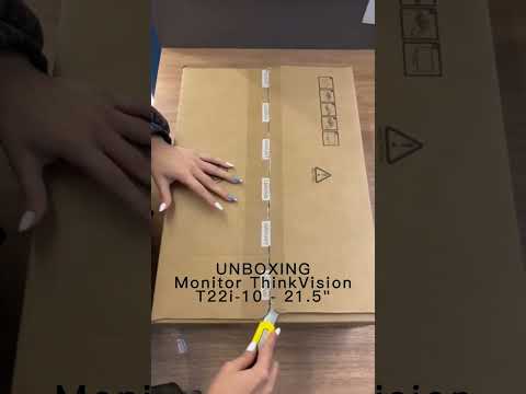 Unboxing Monitor ThinkVision T22i - 21.5'' - Tec Mobile
