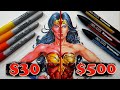$30 vs $500 MARKER Art | Sharpies vs Professional Markers - Which are WORTH IT..?