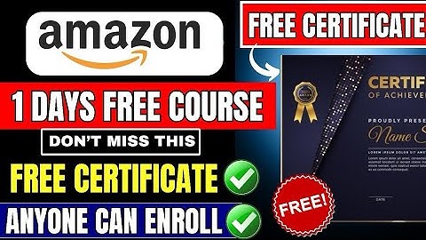 🛑Amazon 1 day free Certification | LearnAWS  from an Ex-Amazon Expert! | Get Free Certificate