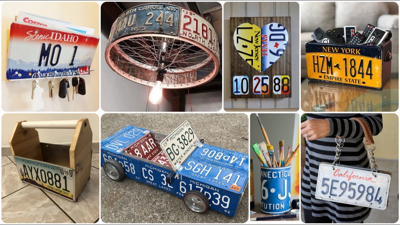 USEFUL Ideas What To Do With Old License Plates Home Decor Ideas With USEFUL Ideas What To Do With Old License Plates Home Decor Ideas With