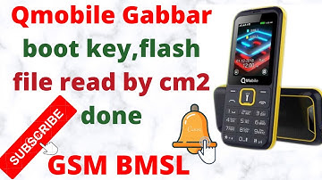 Qmobile Gabbar boot key,flash file read by cm2 done