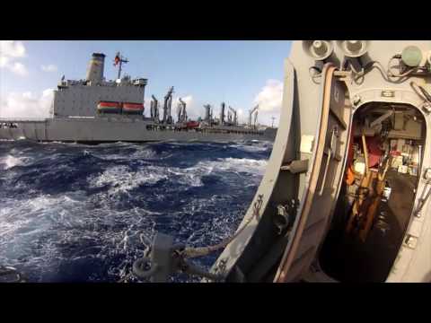Life underway on a US Navy Ship