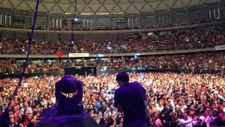 Camilo Sesto final del concierto de Santiago de Chile del 2014