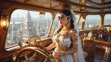 Flight Over the Steam City | A Steampunk Cinematic Video