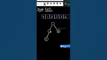 HOW HEAP SORT WORKS ? #DSA #datastructures #algorithm #python