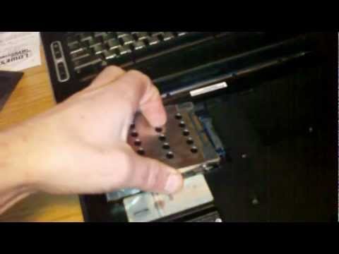 HOW TO REMOVE AND REPLACE A TOSHIBA SATELLITE HARD DRIVE